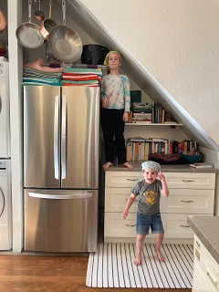 Oliver & Jules In Kitchen