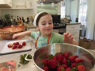 Oliver Making Jam
